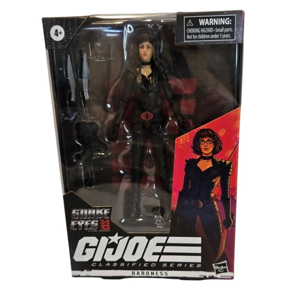Hasbro GI Joe Snake Eyes Classified Series Baroness Action Figure NEW (19)